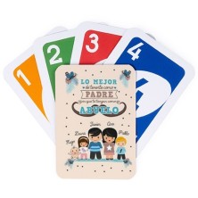 Juego de cartas UNO - LO MEJOR DE TENERTE - ABUELO Y NIÑOS