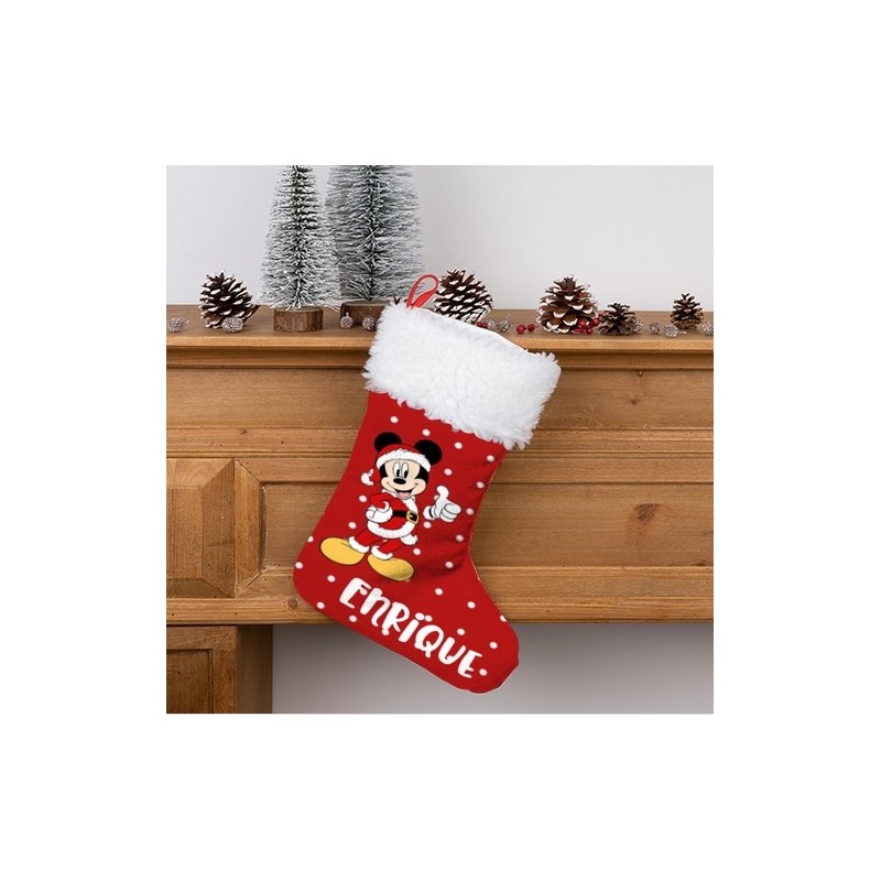 Calcetín Navidad personalizado - Mickey