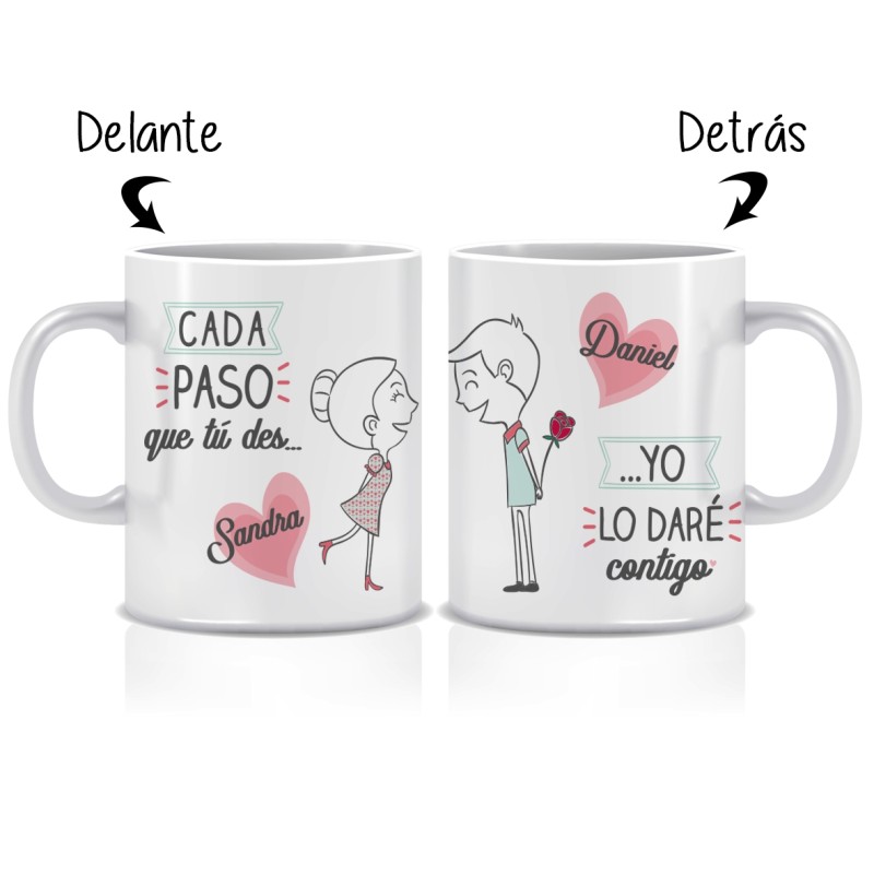 Taza personalizada CADA PASO