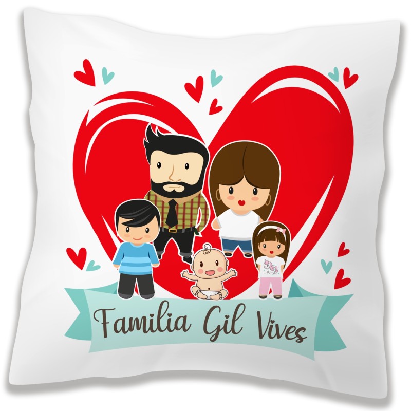 Cojín personalizado FAMILIA