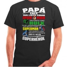 Camiseta papá SUPERHÉROE