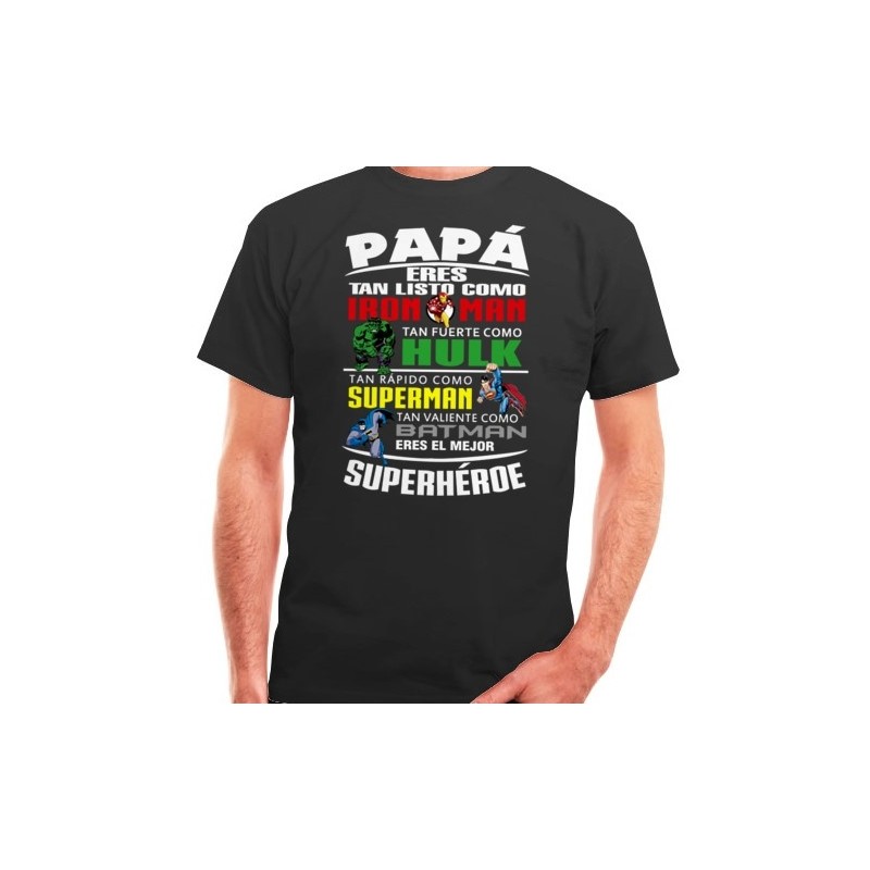 Camiseta papá SUPERHÉROE