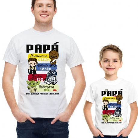Pack camisetas papá e hijos STAR WARS