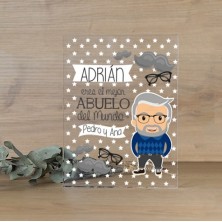 Bloque metacrilato ABUELO JOVEN