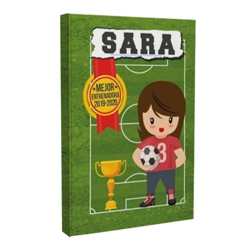 Agenda personalizada entrenadora FÚTBOL