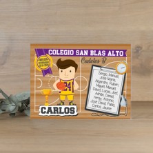 Bloque metacrilato personalizado entrenador BALONCESTO