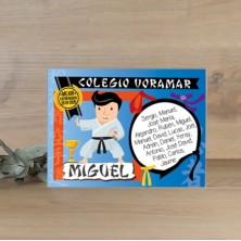 Bloque metacrilato personalizado entrenador KÁRATE/JUDO