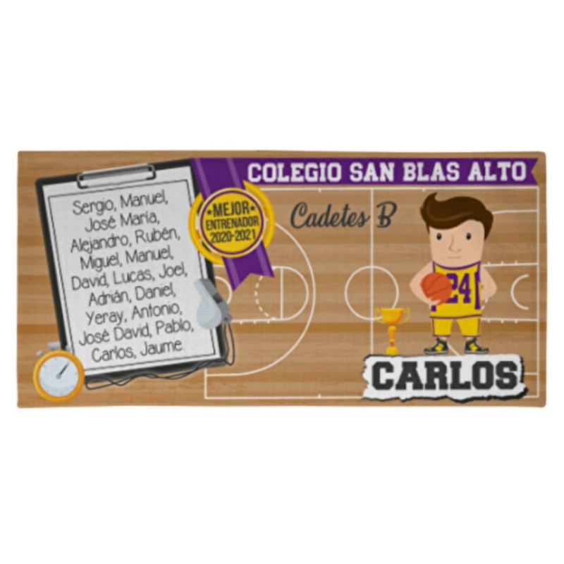 Toalla entrenador BALONCESTO