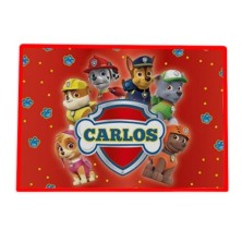 Mantel hule individual personalizado - PATRULLA CANINA