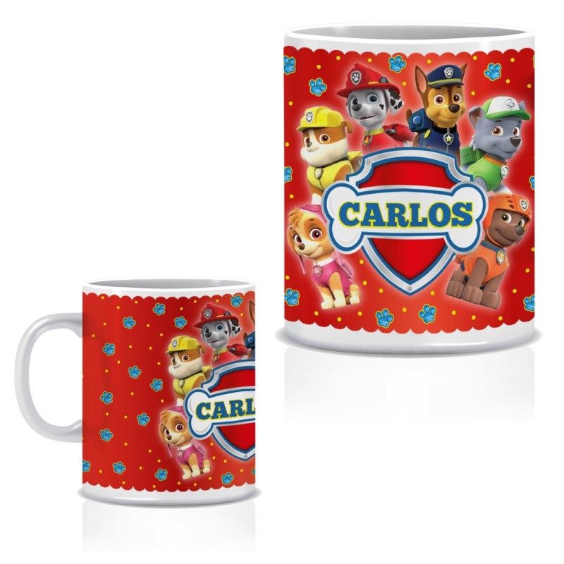 Taza plástico - PATRULLA CANINA