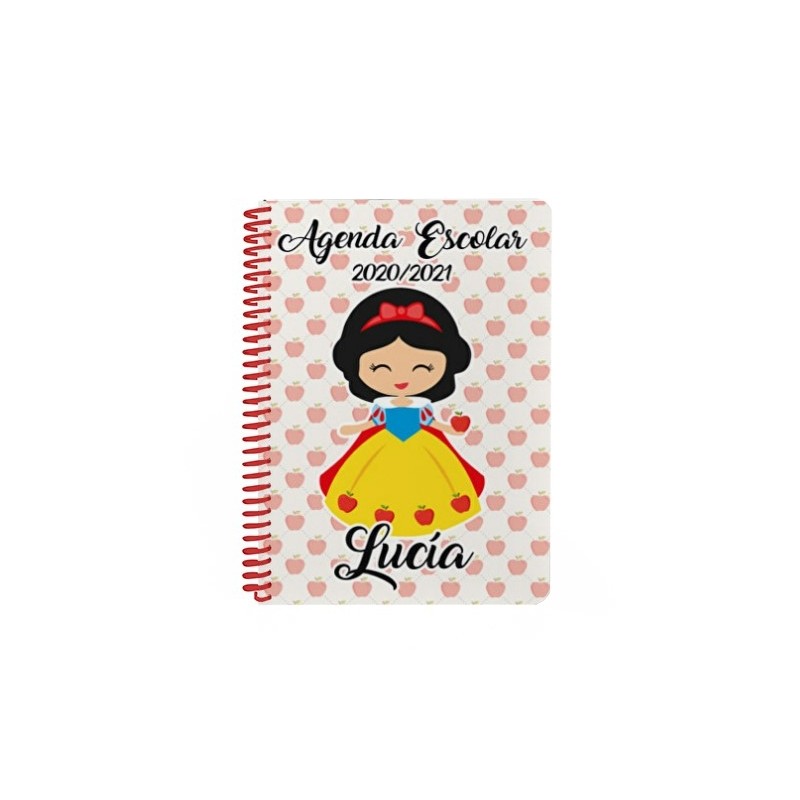 Agenda escolar personalizada - BLANCANIEVES