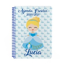 Agenda escolar personalizada - CENICIENTA