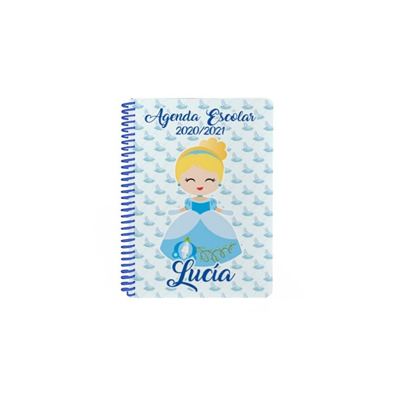 Agenda escolar personalizada - CENICIENTA