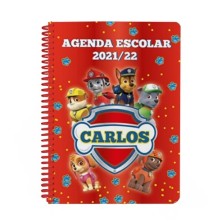 Agenda escolar personalizada - PATRULLA CANINA