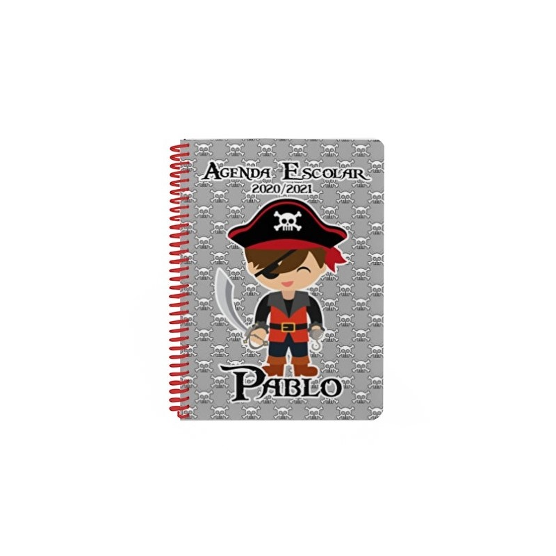 Agenda escolar personalizada - PIRATA