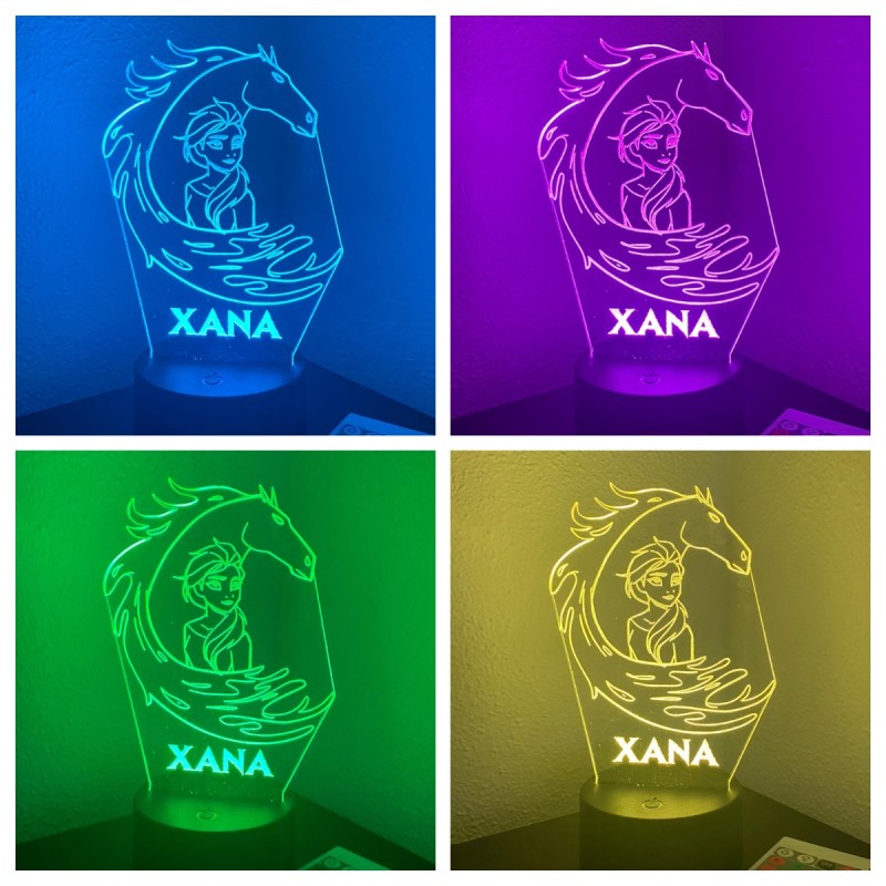 Lámpara LED personalizada FROZEN 2