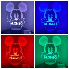 Lámpara LED personalizada MICKEY