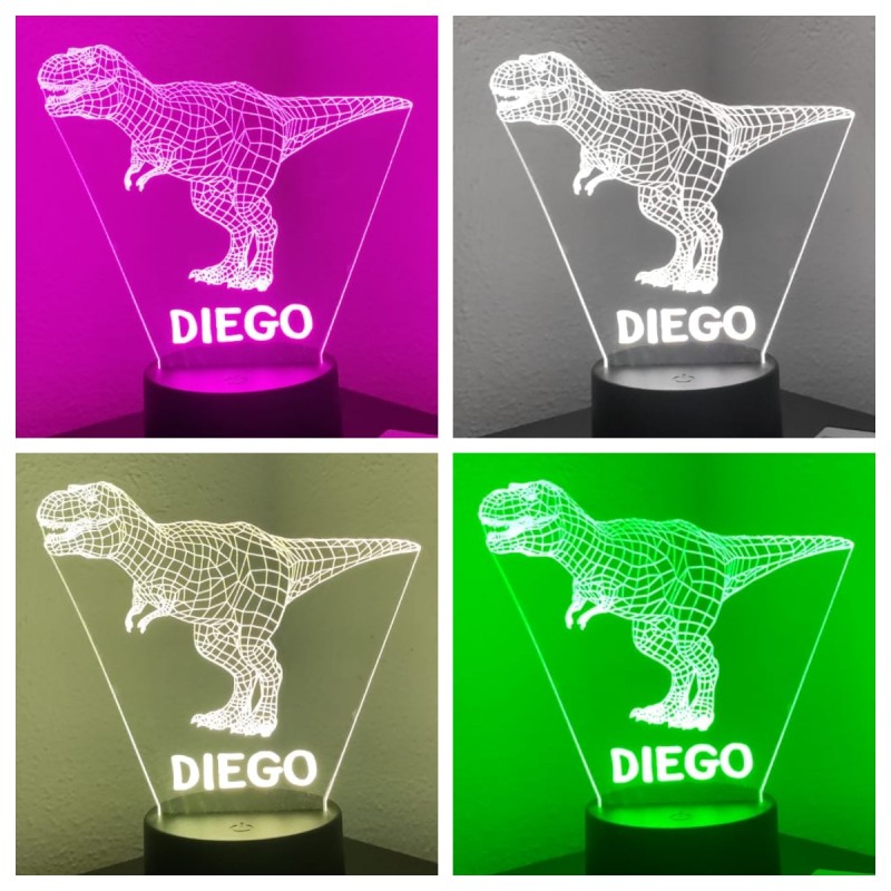 Lámpara LED personalizada T-REX