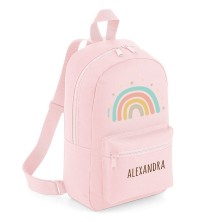 Mochila Medium personalizada ROSA - ARCO IRIS