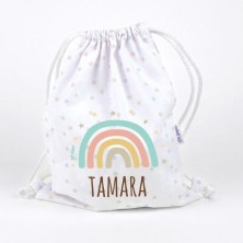 Petate / mochila personalizada - ARCO IRIS