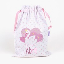 Saquito / bolsa de almuerzo personalizada - CISNE