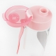 Botella plástico personalizada rosa 600ml - CISNE