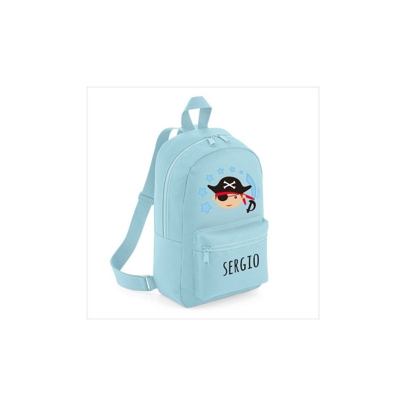 Mochila Medium personalizada AZUL - PIRATA