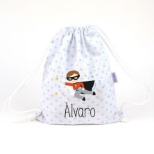 Petate / mochila personalizada - SUPERHÉROE