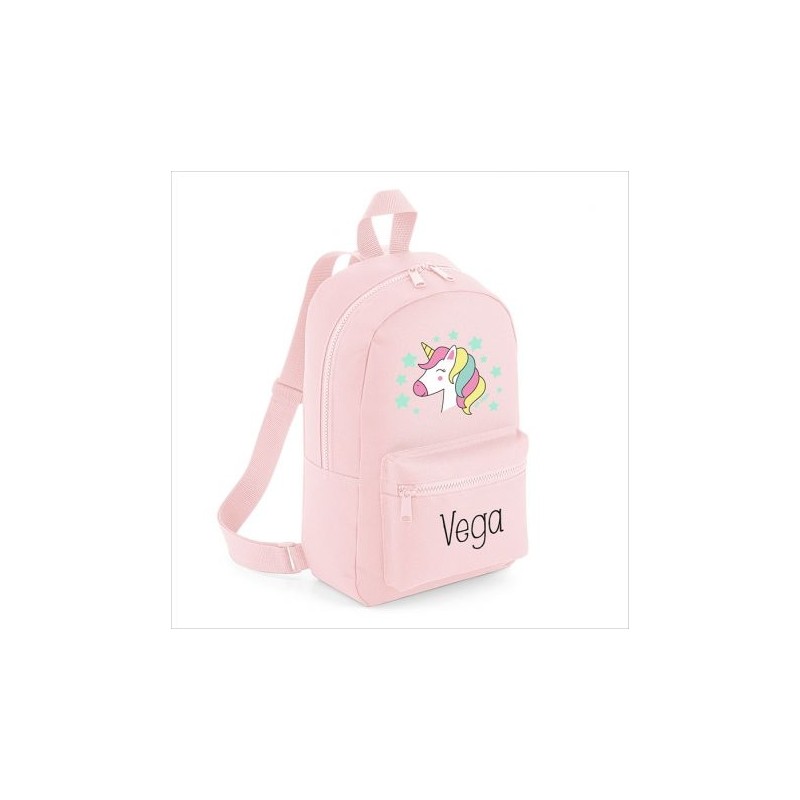 Mochila Medium personalizada ROSA - UNICORNIO