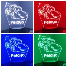 Lámpara LED personalizada CARS