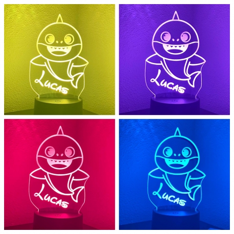 Lámpara LED personalizada BABY SHARK