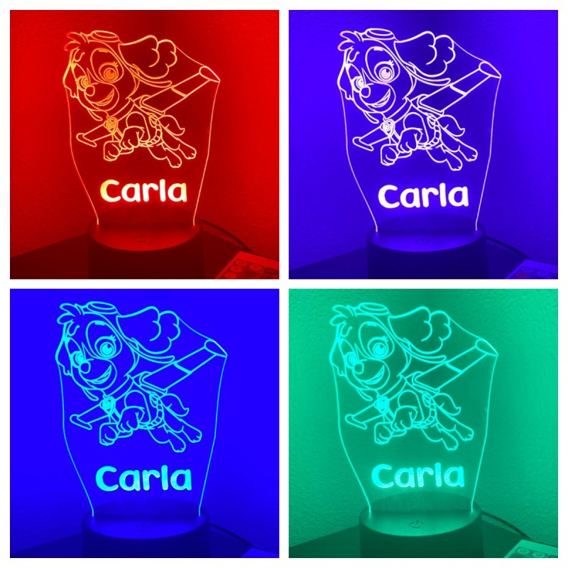 Lámpara LED personalizada SKY PATRULLA CANINA