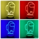 Lámpara LED personalizada AMONG US
