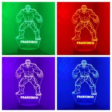 Lámpara LED personalizada HULK