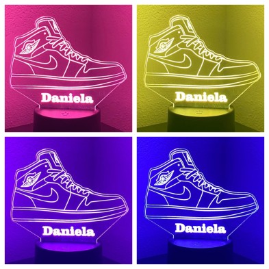 Lámpara LED personalizada NIKE AIR Lámpara LED personalizada NIKE AIR