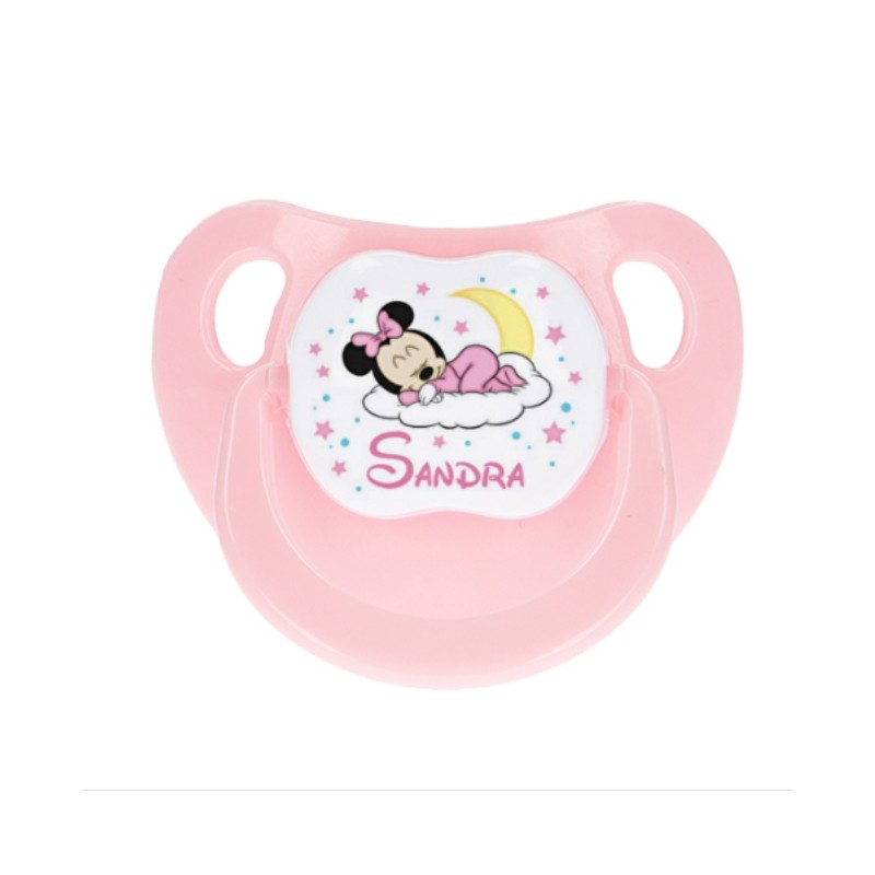 Chupete personalizado rosa Minnie