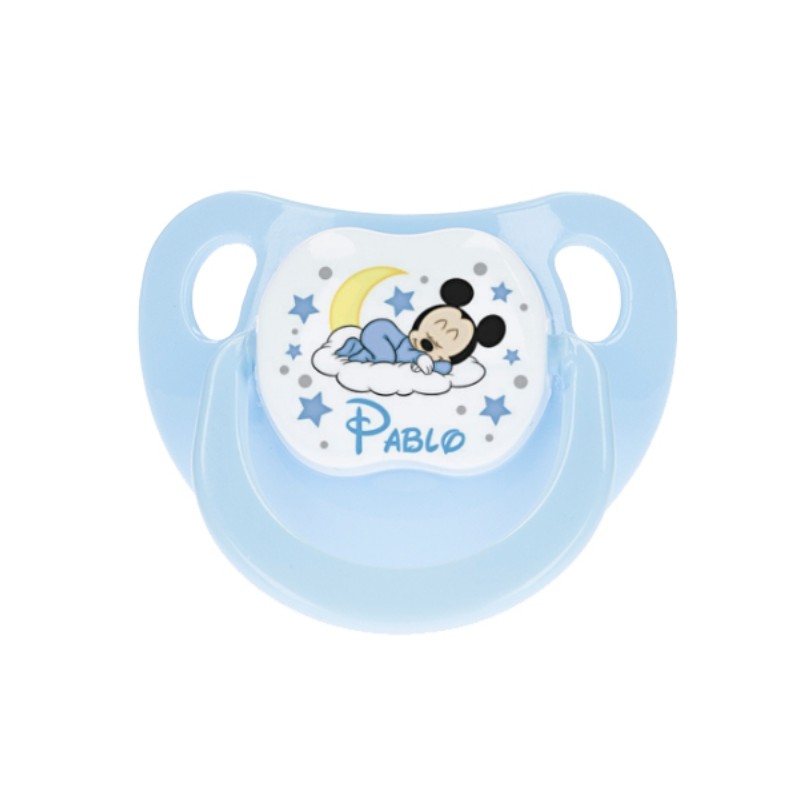 Chupete personalizado azul Mickey