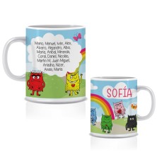 Taza personalizada MONSTRUO DE LOS COLORES