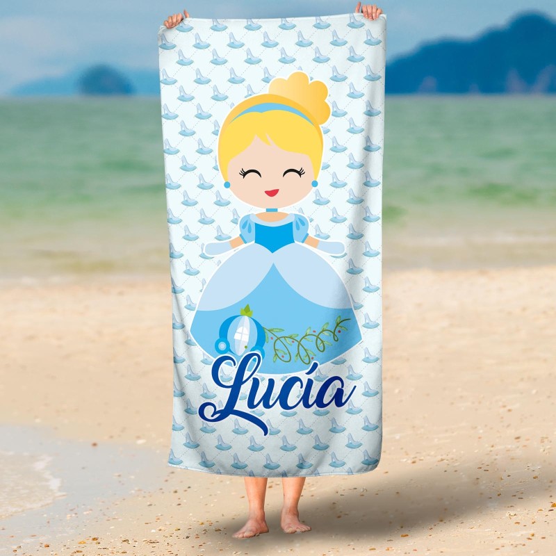 Toalla personalizada rectangular - CENICIENTA