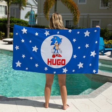 Toalla personalizada - SONIC Toalla personalizada - SONIC