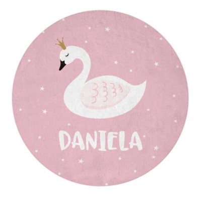 Toalla personalizada REDONDA - CISNE