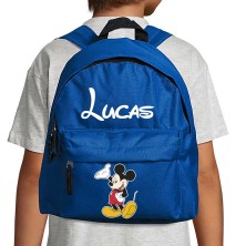 Mochila INFANTIL personalizada - MICKEY AZUL