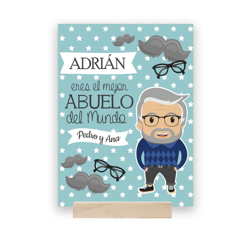 Placa metacrilato ABUELO JOVEN