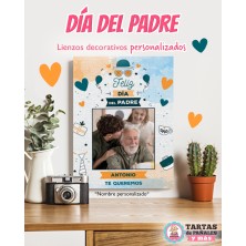 Lienzo FELIZ DÍA DEL PADRE