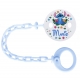 Sujetachupetes personalizado cadena Stitch azul