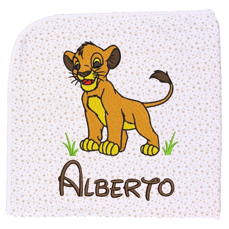 Arrullo beige bordado Simba