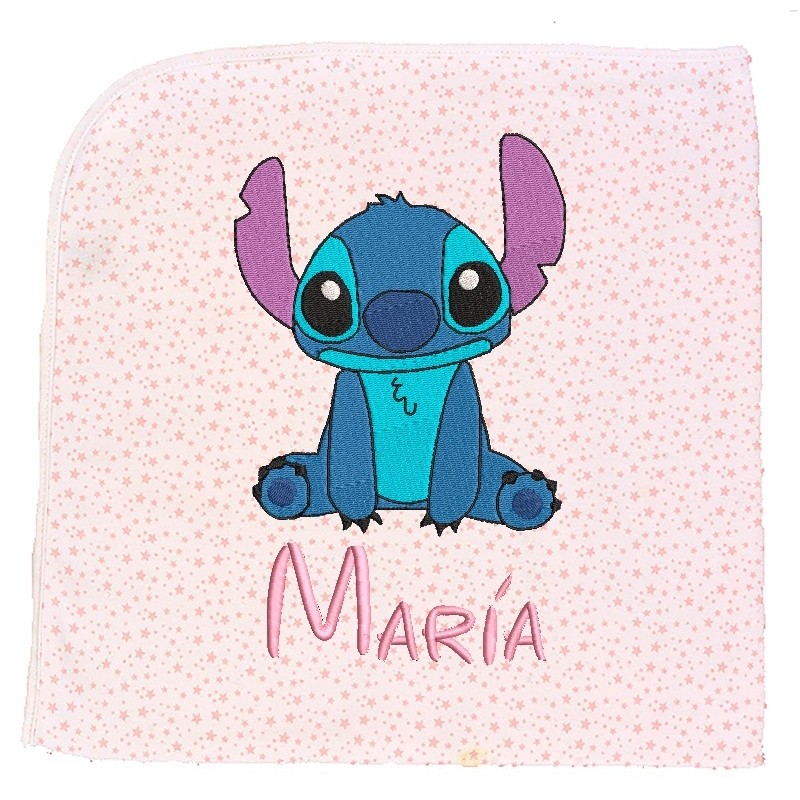 Arrullo rosa bordado Stitch