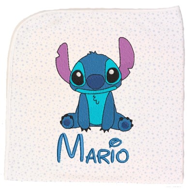 Arrullo azul bordado Stitch Arrullo azul bordado Stitch