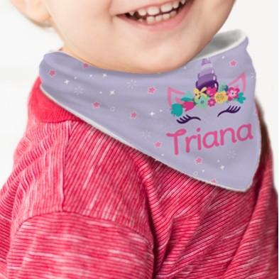 Bandana personalizada unicornio