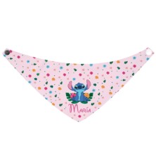 Bandana personalizada Stitch rosa